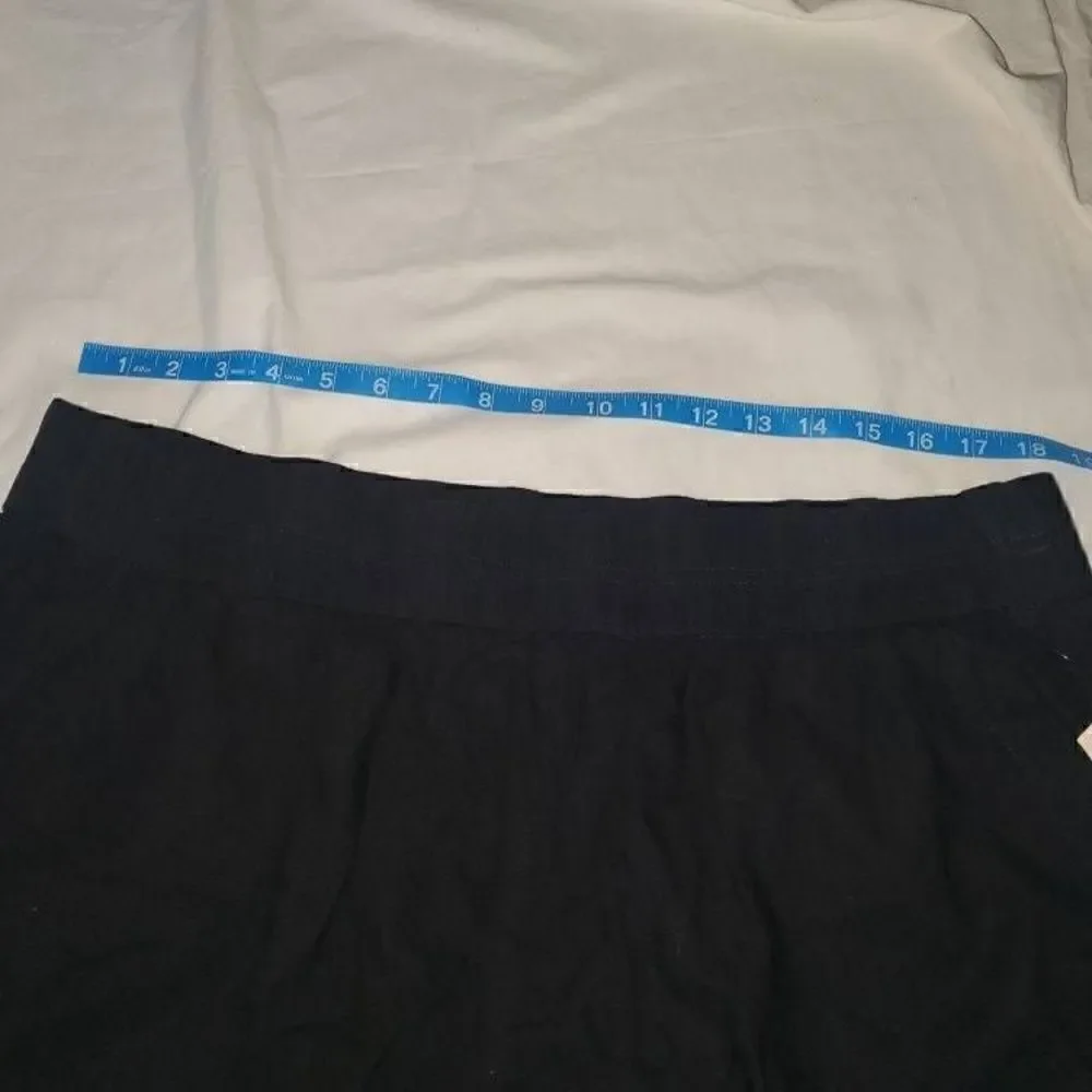 NWT May You Be Black Linen Casual Shorts XXL